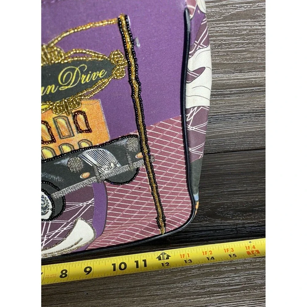 Prezzo Purple Ocean Drive Embellished Prezzo HandBag Purse